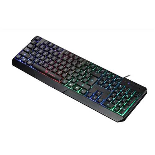 Motospeed K70 Waterproof Colorful LED Illuminated Backlit USB Wired Gaming Keyboard