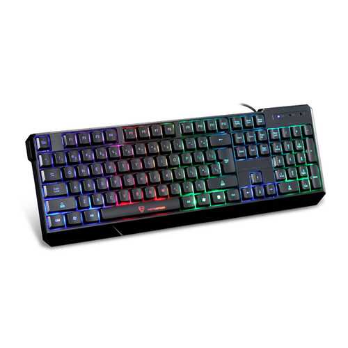 Motospeed K70 Waterproof Colorful LED Illuminated Backlit USB Wired Gaming Keyboard