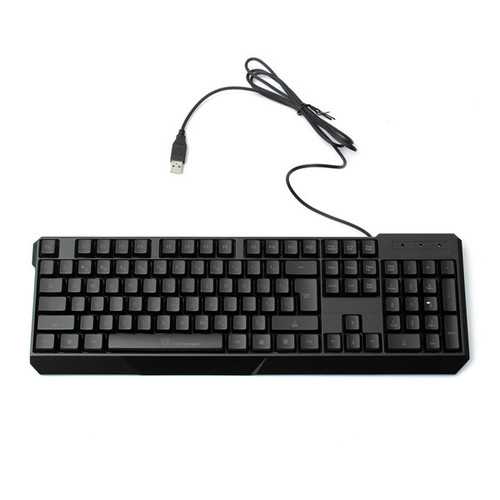 Motospeed K70 Waterproof Colorful LED Illuminated Backlit USB Wired Gaming Keyboard