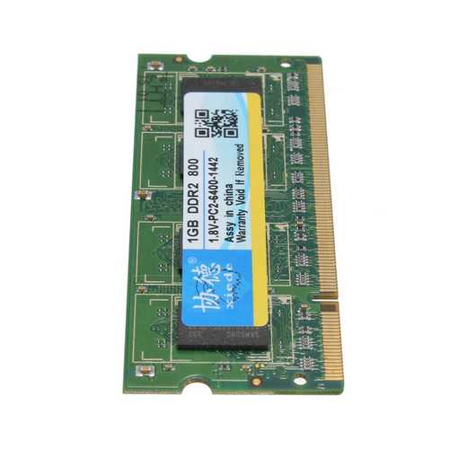 Xiede 1GB DDR2 PC2-6400 800MHz Non-ECC DIMM Memory RAM 200 Pins For Notebook Laptop