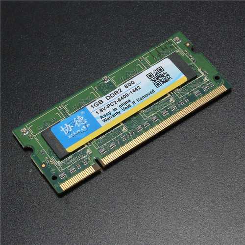 Xiede 1GB DDR2 PC2-6400 800MHz Non-ECC DIMM Memory RAM 200 Pins For Notebook Laptop