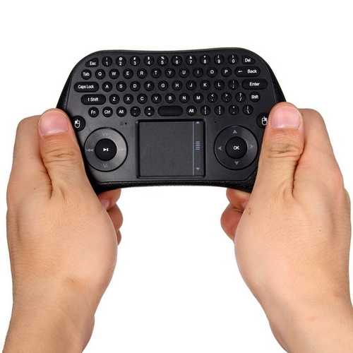 Wireless Keyboard Air Mouse Remote Control Touchpad for Windows Linux Android PS3