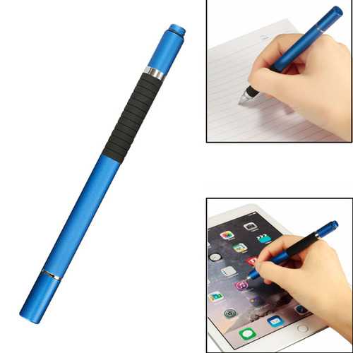 2 in 1 Capacitive Touch Screen Stylus Ballpoint Pen For Tablet Cell Phone