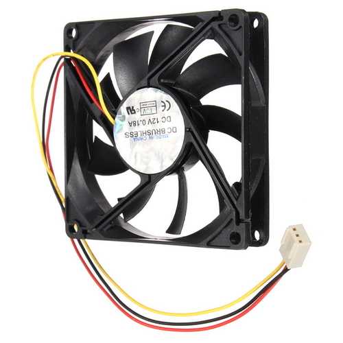 3 Pin 80mm 15mm PC CPU Cooling Fan Heat Sink Cooler Radiator For Computer 12V