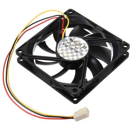 3 Pin 80mm 15mm PC CPU Cooling Fan Heat Sink Cooler Radiator For Computer 12V