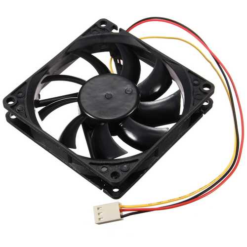 3 Pin 80mm 15mm PC CPU Cooling Fan Heat Sink Cooler Radiator For Computer 12V
