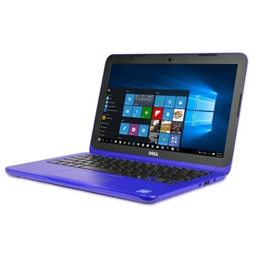 Dell Inspiron 11 Celeron N3060 Dual-Core 1.6GHz 4GB 32GB eMMC 11.6 LED Laptop W10H w/HD Webcam (Bali Blue) - B