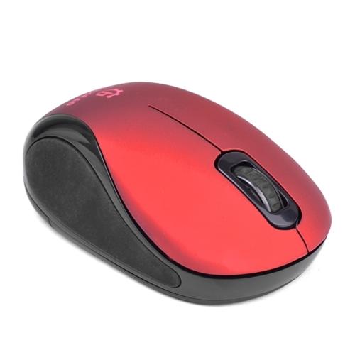 (6-Pack) GearHead MBT9650RED 3-Button Bluetooth Wireless Optical Nano Scroll Mouse (Red)