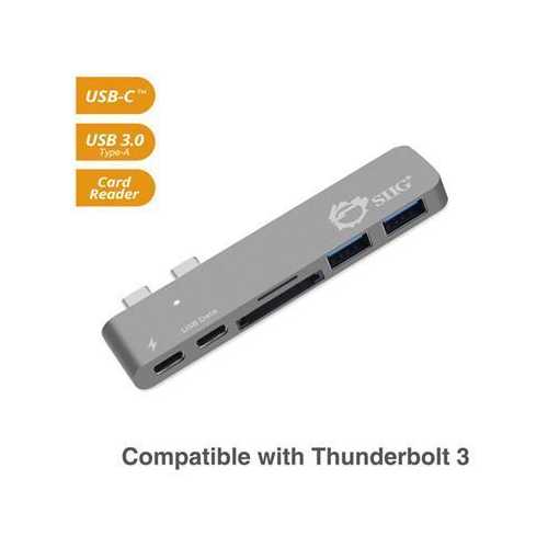 Thunderbolt 3 USB C Hub Spcgry