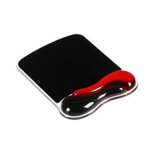 Duo Gel Wave Mouse Pad Red