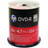 HP(R) DM16100CB 4.7GB DVD-Rs, 100-ct Spindle