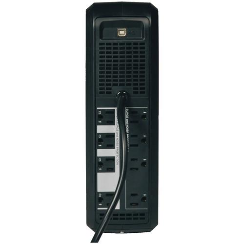 Tripp Lite(R) OMNI650LCD 650VA OmniSmart LCD Tower Line-Interactive UPS System with LCD Display & USB Port