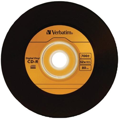 Verbatim(R) 97935 700MB 80-Minute Digital Vinyl CD-R(R), 10 pk