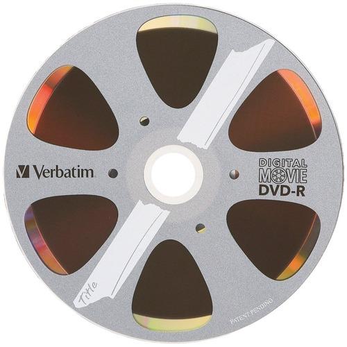 Verbatim(R) 97946 4.7GB 120-Minute DigitalMovie(R) DVD-Rs, 10 pk
