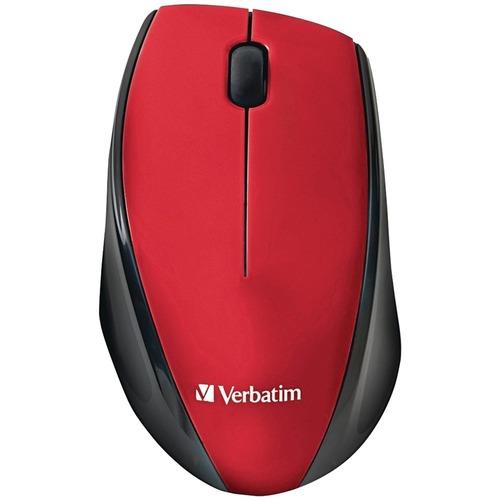 Verbatim(R) 97995 Wireless Multi Trac Blue LED Optical Mouse (Red)