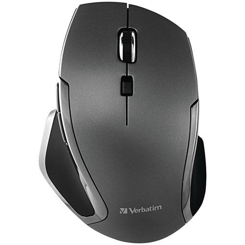 Verbatim(R) 98621 Wireless Notebook 6-Button Deluxe Blue LED Mouse (Graphite)