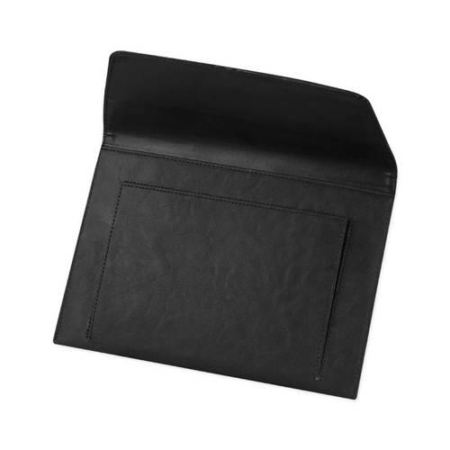REIKO PREMIUM LEATHER CASE POUCH FOR 10.1INCHES IPADS AND TABLETSBLACK