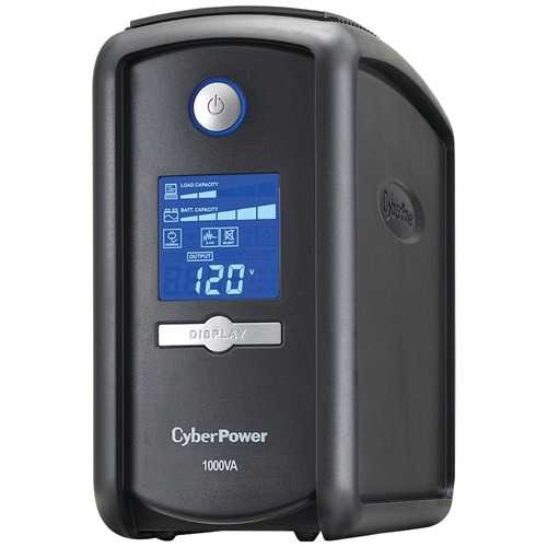 Cyberpower 9-outlet Intelligent Lcd Ups System (1&#44;000va And 600w) CYBCP1000AVR