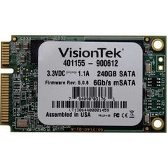 VisionTek 240 GB Internal Solid State Drive - mini-SATA - Plug-in Module - 540 MB/s Maximum Read Transfer Rate - 425 MB/s Maximum Write Transfer Rate