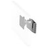 Humanscale M8HB0S-IND Fixed Height Hard Wall Mount - Black