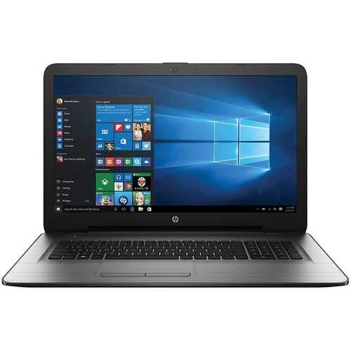 HP W2M98UA 17-X051NR Laptop PC - Intel Core i3-6100U 2.3 GHz Dual-Core Processor - 6 GB DDR3L SDRAM - 1 TB Hard Drive - 17.3-Inch Display - Windows 10 Home 64-Bit - Silver