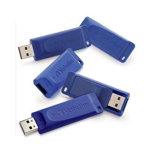 8gb USB Flash Drive 5 Pk Blue