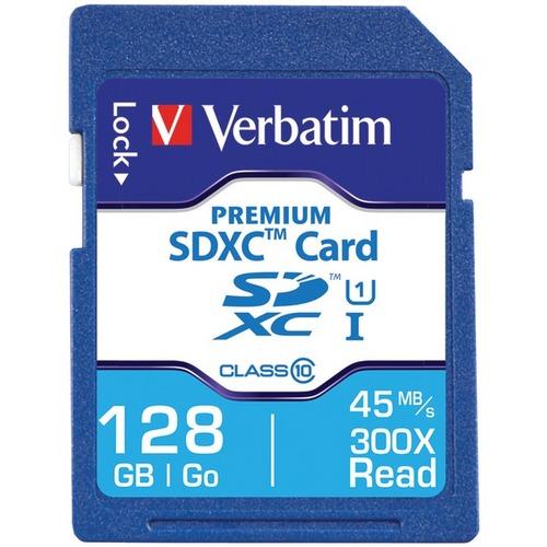 Verbatim(R) 44025 Class 10 Premium SDXC(TM) Card (128GB)
