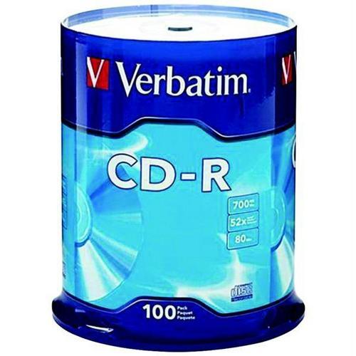 Verbatim(R) 94554 700MB 80-Minute 52x CD-Rs (100-ct Spindle)